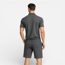 Men’s Summer Polo and Shorts Set Breathable Vacation Outfit