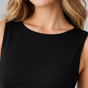 Women’s Maxi Dress Stretch Fabric Classic Sleeveless Long Fit