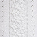 Damen Weißes Eyelet Mini-Kleid Ärmelloses Sommerurlaubskleid