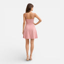 Damen V-Ausschnitt Cocktail Mini-Kleid – Eleganter Fit-and-Flare-Stil