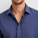 Heren Overhemd met Lange Mouwen en Knopen Lichtgewicht Losse Pasvorm