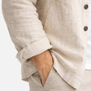 Leichte Herren-Baumwolljacke für den Sommer Lässig Schick Schicht