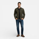 Herren Klassische Revers Sommerjacke mit Reißverschluss Zeitloser Stil