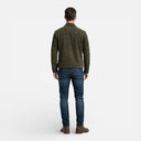 Herren Klassische Revers Sommerjacke mit Reißverschluss Zeitloser Stil