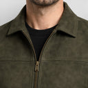 Herren Klassische Revers Sommerjacke mit Reißverschluss Zeitloser Stil