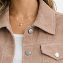 Women’s Corduroy Shirt Jacket – Cropped Fit, Premium Comfort