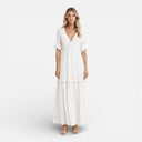 Women’s Elegant Maxi Dress Lace High Waist Slim Fit