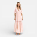 Women’s Elegant Maxi Dress Lace High Waist Slim Fit