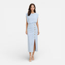 Women’s Premium Sheath Midi Dress Comfort Summer Office