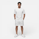 Men’s Summer Waffle Knit Set Lightweight T-Shirt and Shorts Outfit