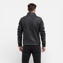 Barclay & Bloom | Men’s Leather Jacket – Classic Zipper Style with Stand Collar
