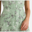 Tamara - Floral Maxi Dress with Flutter Sleeves