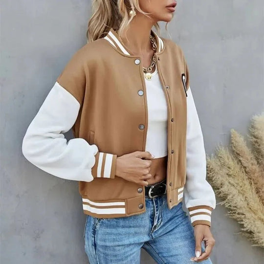 Jayla – Women’s varsity bomber jacket