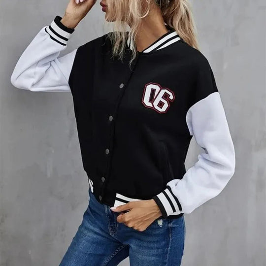 Jayla – Women’s varsity bomber jacket