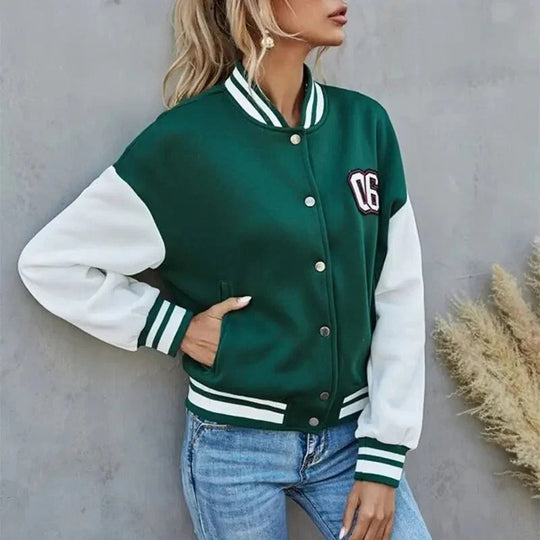 Jayla – Women’s varsity bomber jacket