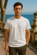 Liam Men’s Cotton T-Shirt – Short Sleeve Summer Wear