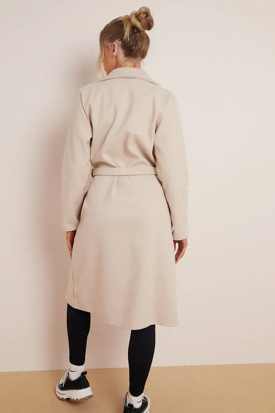 Isla - Women's Double-Breasted Belted Coat