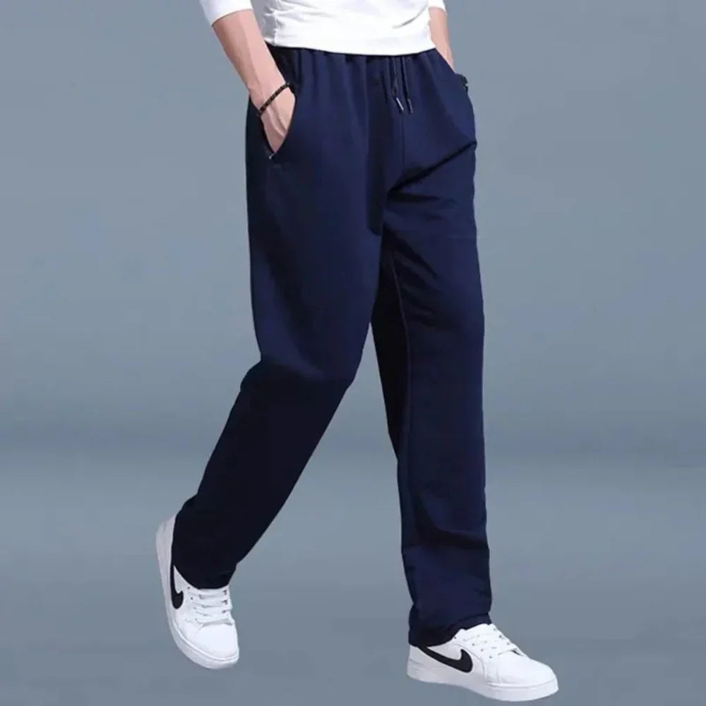 Wilson Men’s Sweatpants – Regular Fit Drawstring Trousers