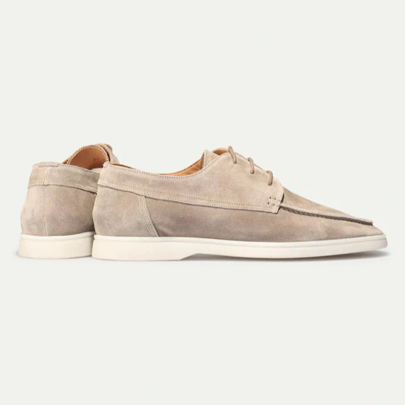 Morris | Męskie zamszowe casualowe buty sznurowane