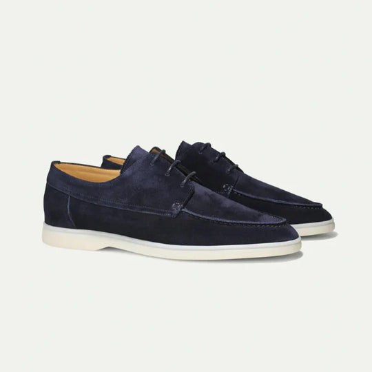 Morris | Męskie zamszowe casualowe buty sznurowane