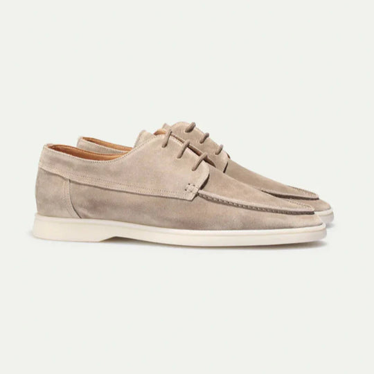 Morris | Męskie zamszowe casualowe buty sznurowane