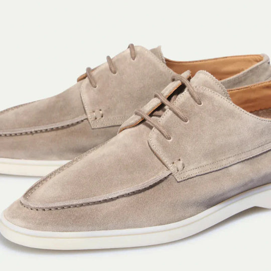 Morris | Męskie zamszowe casualowe buty sznurowane