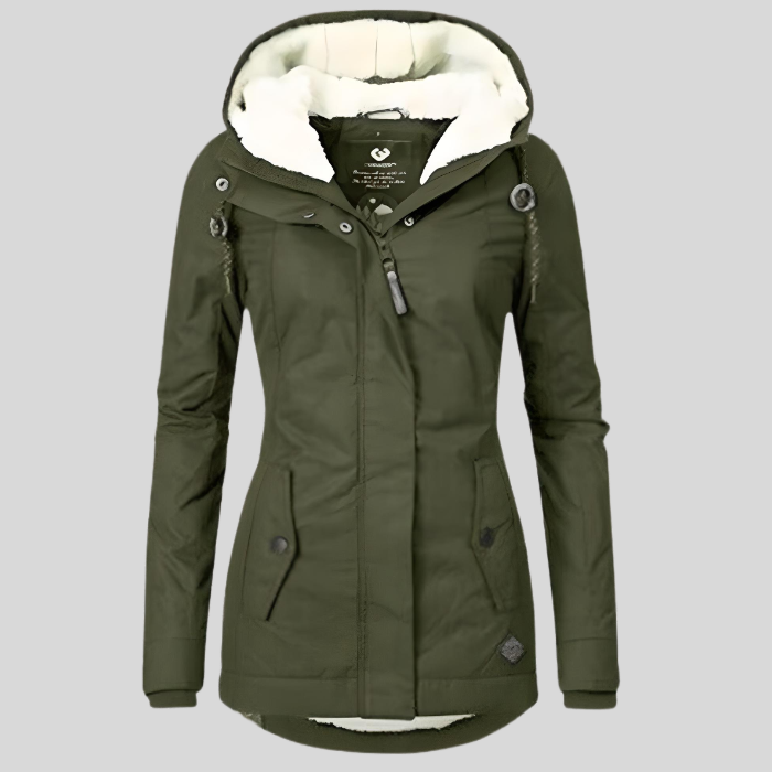 Barclay & Bloom | Women’s Winter Jacket – Fleece-Lined Hooded Coat for Cold Weather