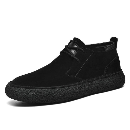 Elias | Men's Mid Top Suede Lace-Up Shoes