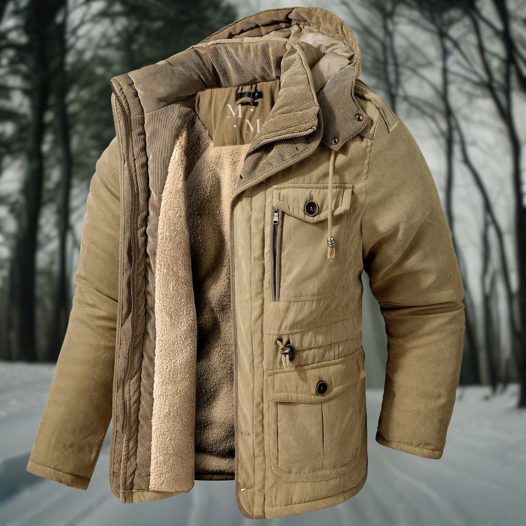 Graham Men’s Parka – Hooded Winter Jacket with Multiple Pockets