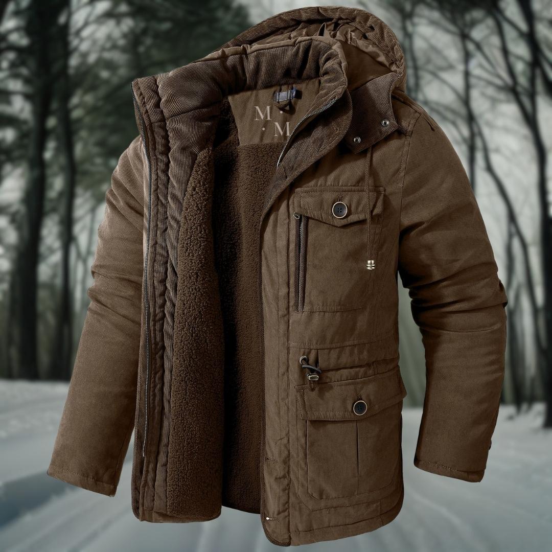 Graham Men’s Parka – Hooded Winter Jacket with Multiple Pockets