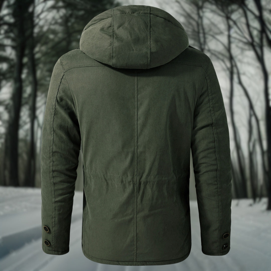 Graham Men’s Parka – Hooded Winter Jacket with Multiple Pockets