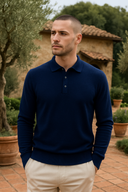 Julian Herren Strick Polo – Langarm Ganzjahresbekleidung