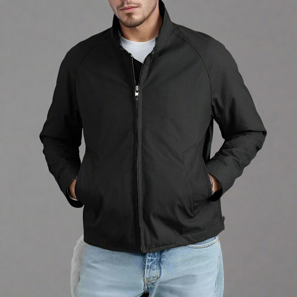 Marcus Men’s Lightweight Jacket – Zip-Up Casual Wear