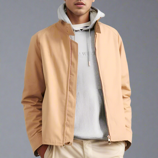Marcus Men’s Lightweight Jacket – Zip-Up Casual Wear