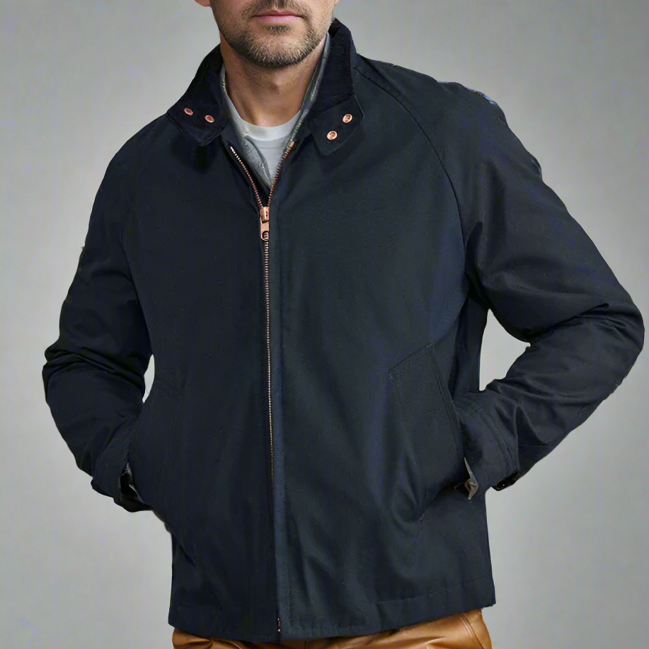 Marcus Men’s Lightweight Jacket – Zip-Up Casual Wear
