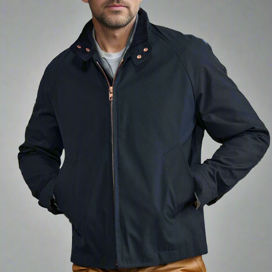 Marcus Men’s Lightweight Jacket – Zip-Up Casual Wear