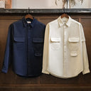 Logan Men’s Overshirt – Long Sleeve Cotton Blend