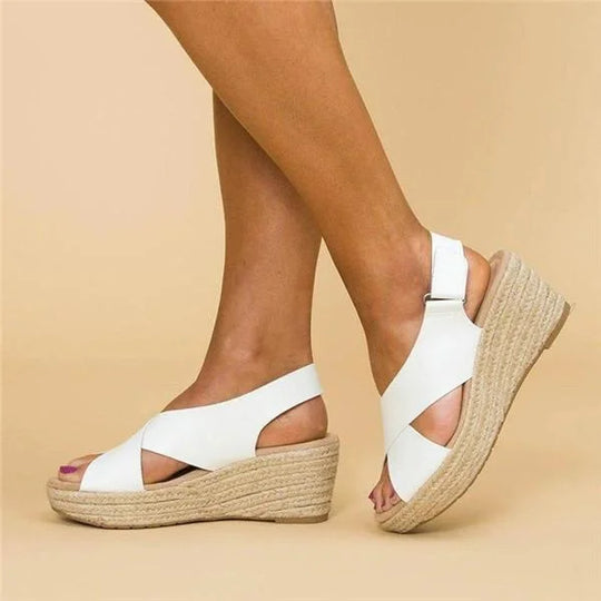 Léa - Women’s Sandals with Braided Sole