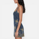 Barclay & Bloom | Damen Pailletten Minikleid Ärmellos Enganliegend Abendparty