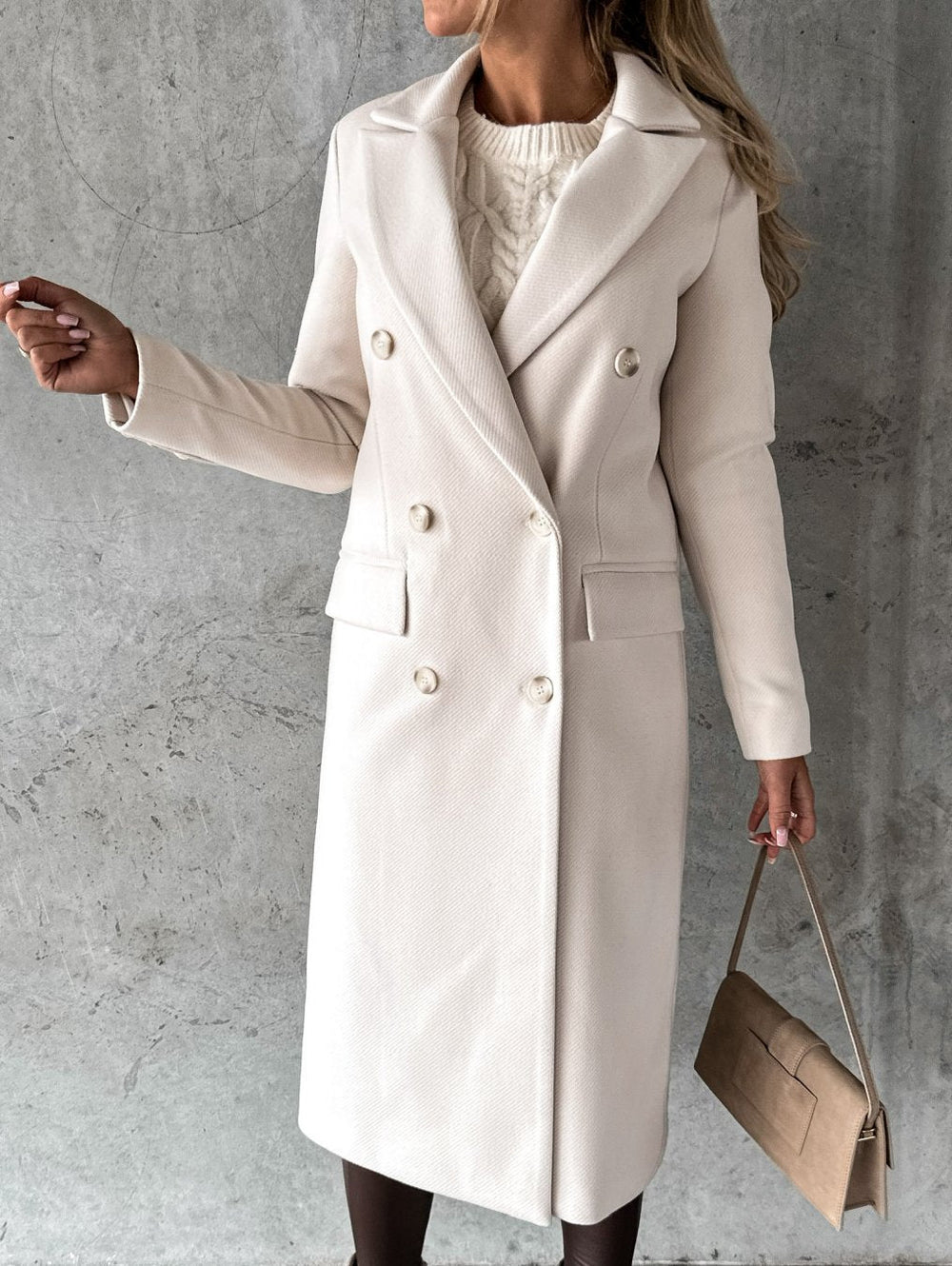 Claudine - Elegante Lange Winterjas