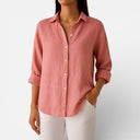 Lize – Linen Long Sleeve Blouse