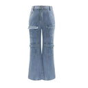 Tina - Baggy Cargo Jeans For Women
