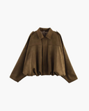 Liora | Women's Suede Bomber Jacket