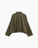 Liora | Women's Suede Bomber Jacket