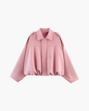 Liora | Women's Suede Bomber Jacket