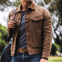 Harlan - Herenjas Casual Katoenmengsel