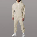 Logan Herren-Trainingsanzug – Kapuzenjacke mit Reißverschluss und Jogginghose Set