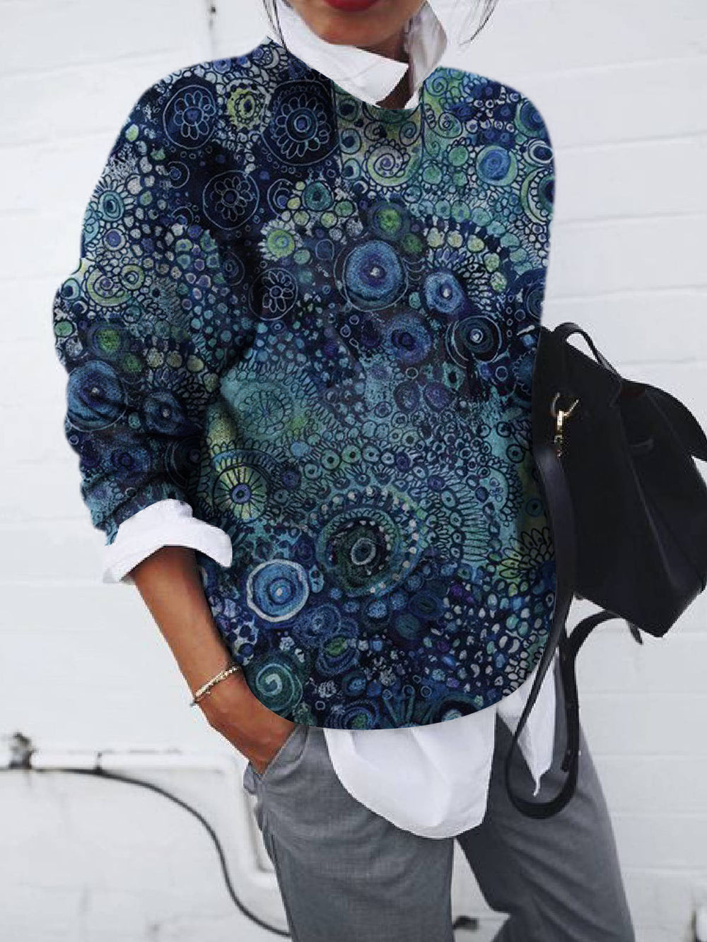 Leona | Women’s Printed Sweater