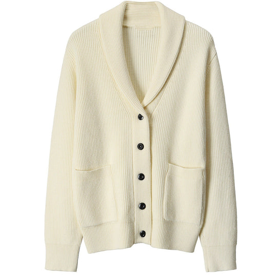 Callum | Shawl Collar Knit Cardigan