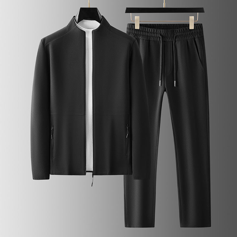 Darren Men’s Tracksuit – Zip Jacket and Straight Leg Pants Set